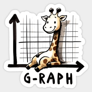 Graph Data Giraffe Sticker